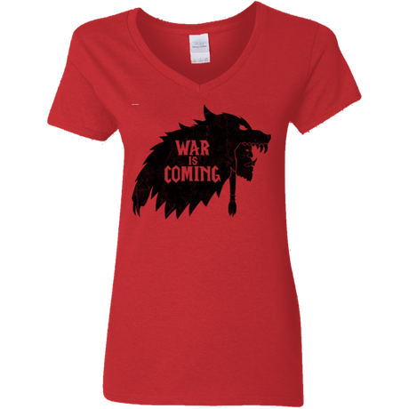 War is Coming Women's V-Neck T-Shirt