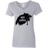 War is Coming Women's V-Neck T-Shirt