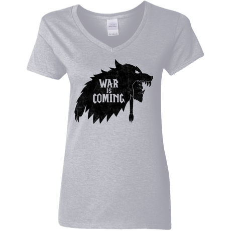 War is Coming Women's V-Neck T-Shirt