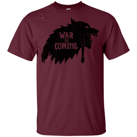T-Shirts Maroon / YXS War is Coming Youth T-Shirt