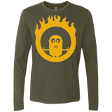 T-Shirts Military Green / Small War Minions Men's Premium Long Sleeve