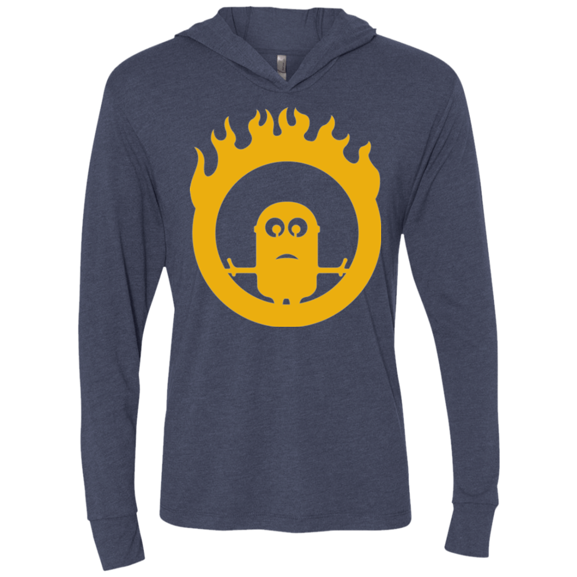T-Shirts Vintage Navy / X-Small War Minions Triblend Long Sleeve Hoodie Tee