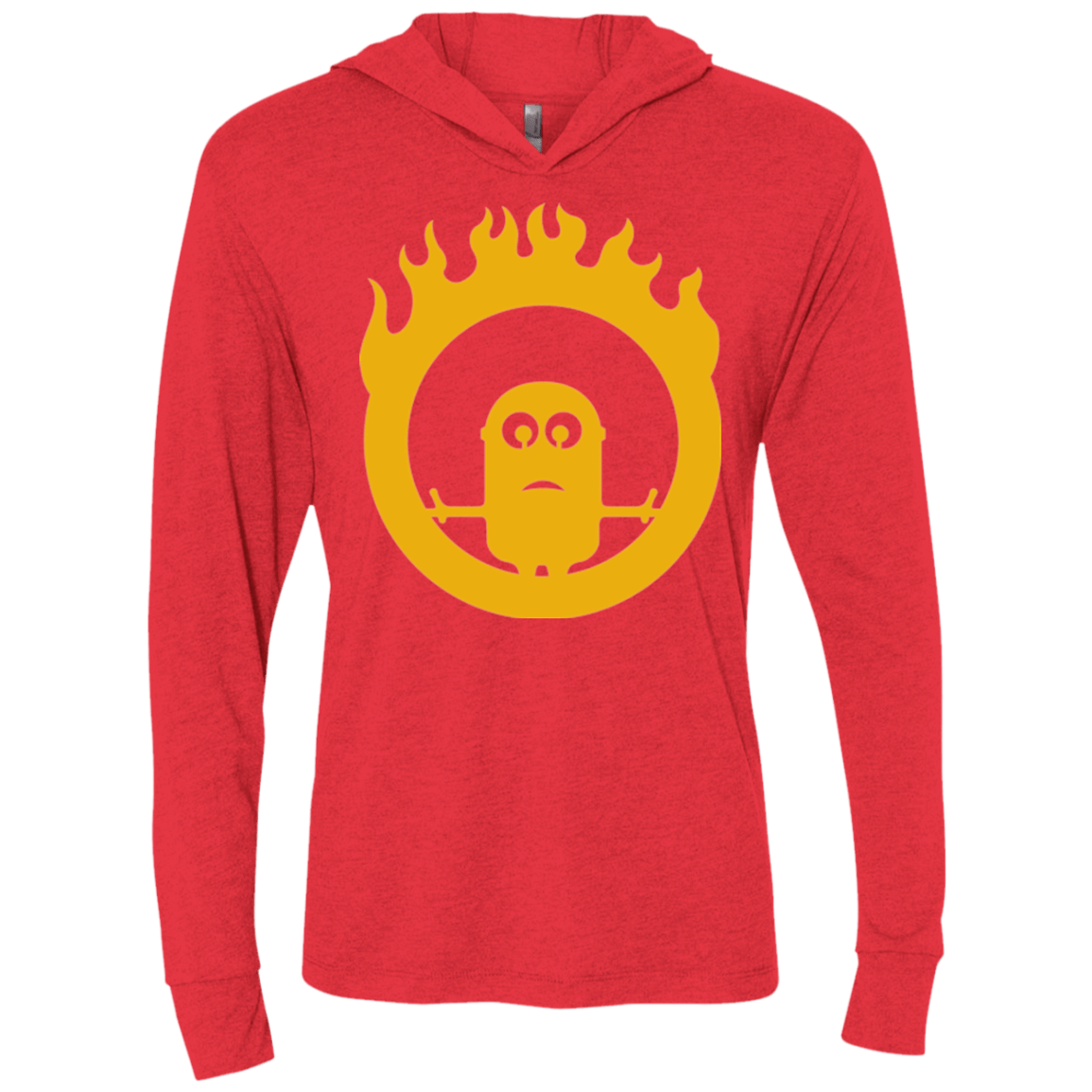 T-Shirts Vintage Red / X-Small War Minions Triblend Long Sleeve Hoodie Tee