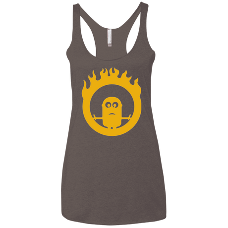 T-Shirts Macchiato / X-Small War Minions Women's Triblend Racerback Tank