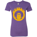 T-Shirts Purple Rush / Small War Minions Women's Triblend T-Shirt