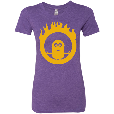 T-Shirts Purple Rush / Small War Minions Women's Triblend T-Shirt