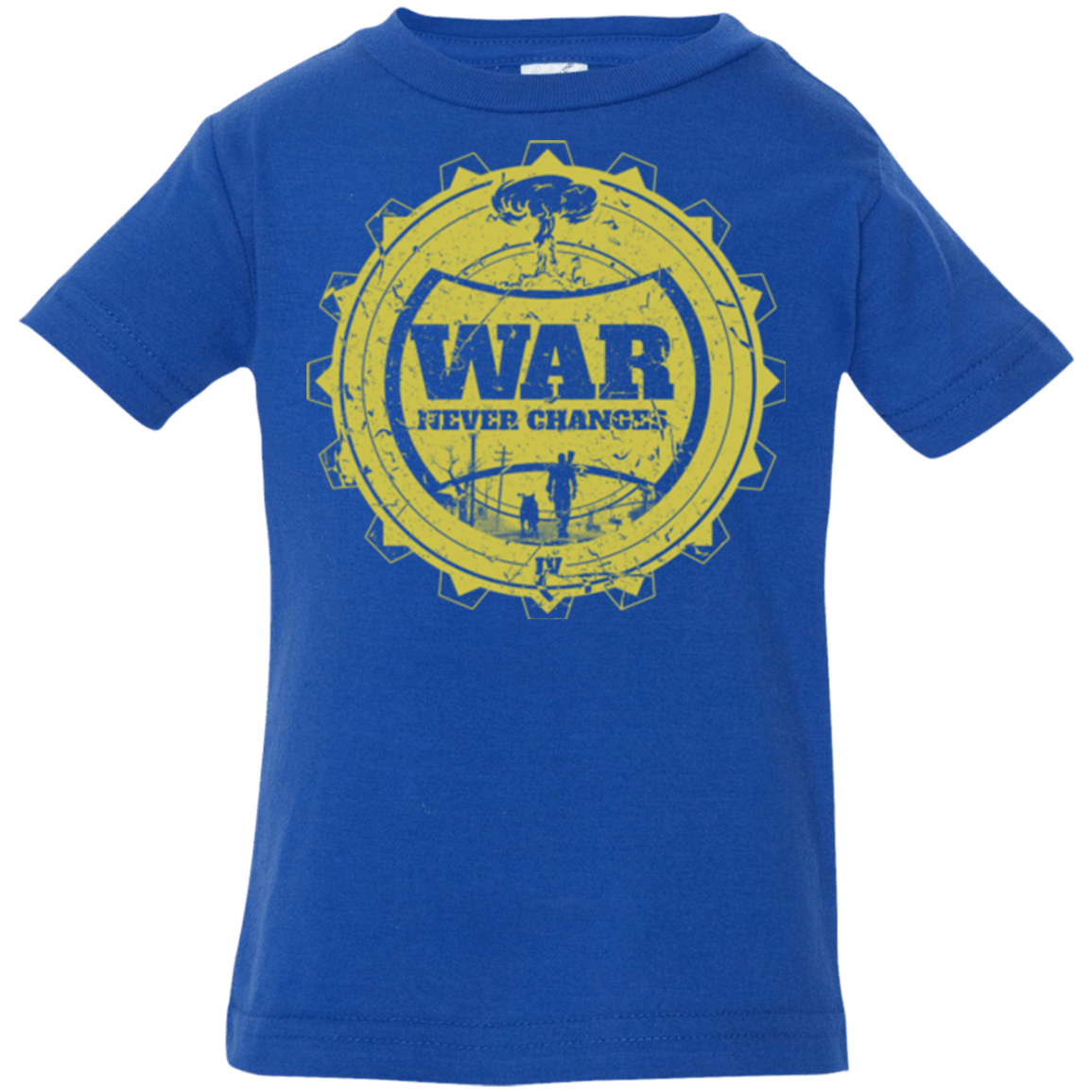 T-Shirts Royal / 6 Months War never changes (2) Infant Premium T-Shirt