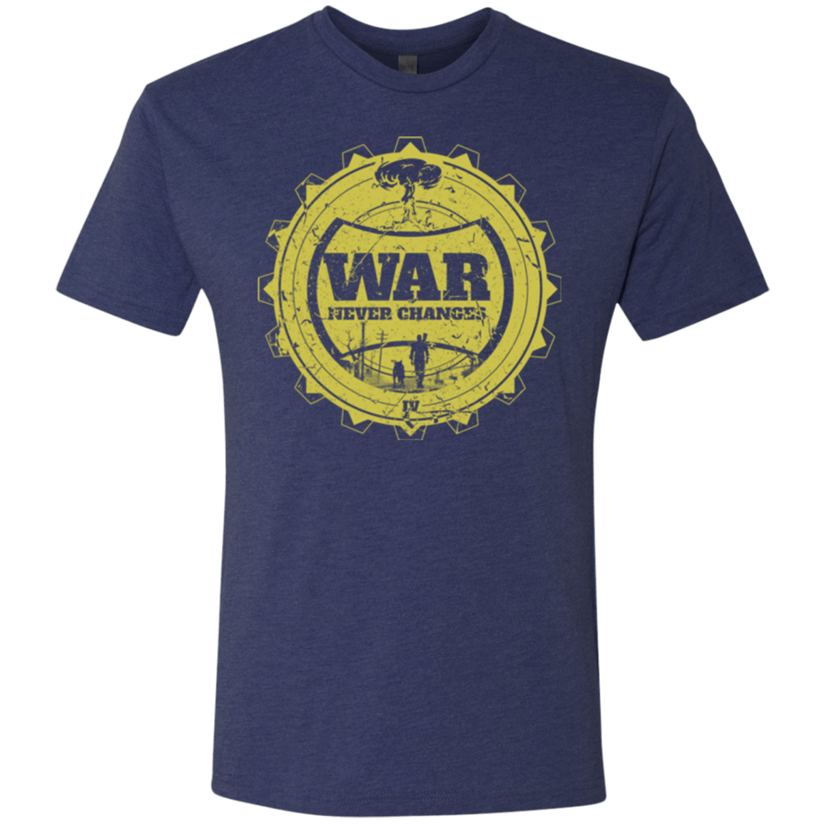T-Shirts Vintage Navy / Small War never changes (2) Men's Triblend T-Shirt