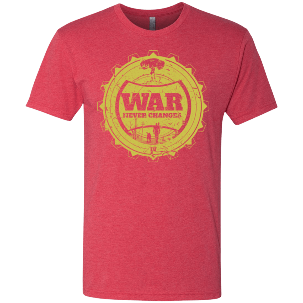 T-Shirts Vintage Red / Small War never changes (2) Men's Triblend T-Shirt