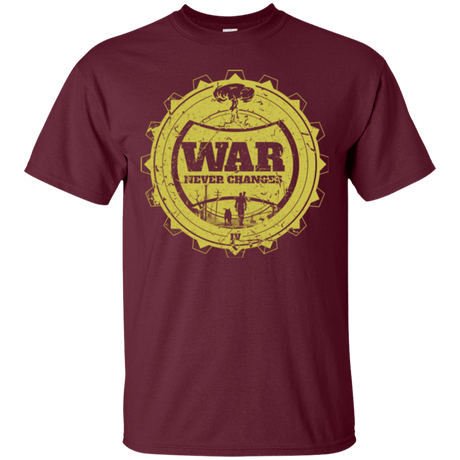 T-Shirts Maroon / Small War never changes (2) T-Shirt