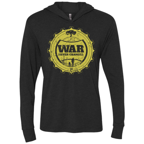 T-Shirts Vintage Black / X-Small War never changes (2) Triblend Long Sleeve Hoodie Tee