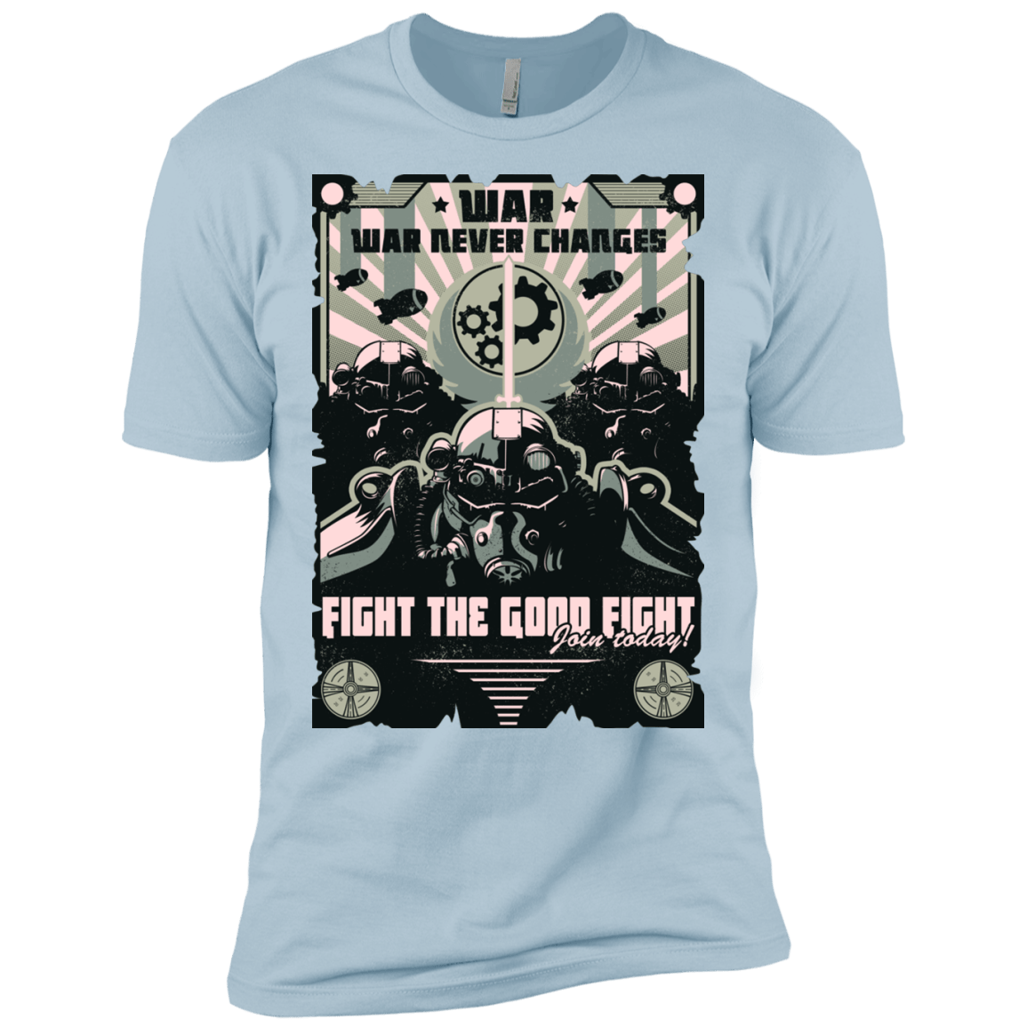T-Shirts Light Blue / X-Small War Never Changes Men's Premium T-Shirt