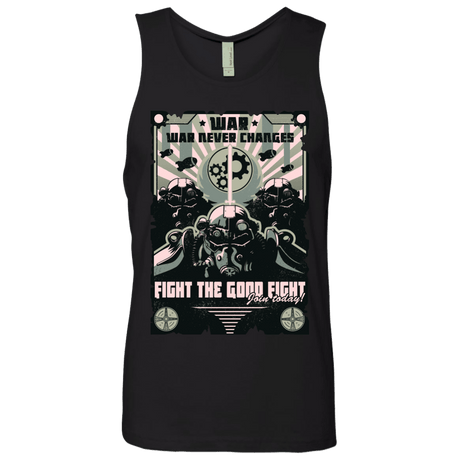 T-Shirts Black / Small War Never Changes Men's Premium Tank Top