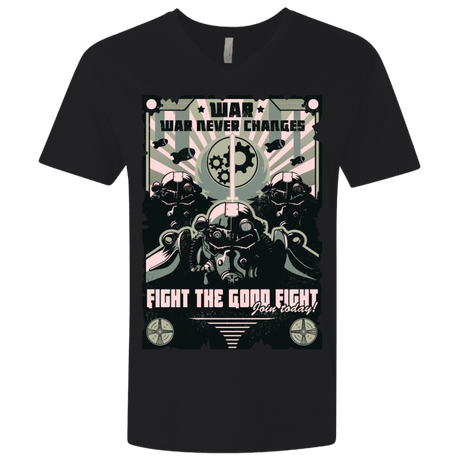 T-Shirts Black / X-Small War Never Changes Men's Premium V-Neck