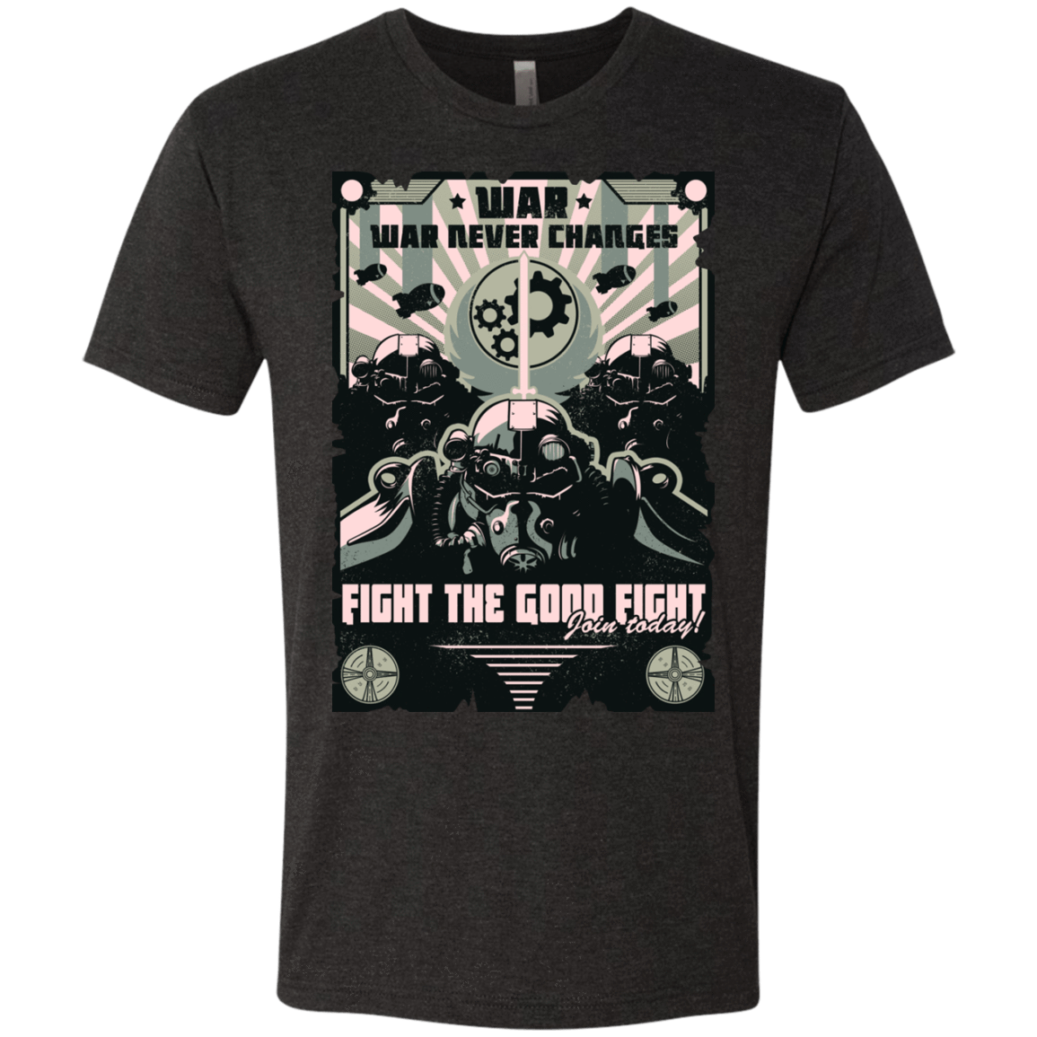 T-Shirts Vintage Black / Small War Never Changes Men's Triblend T-Shirt