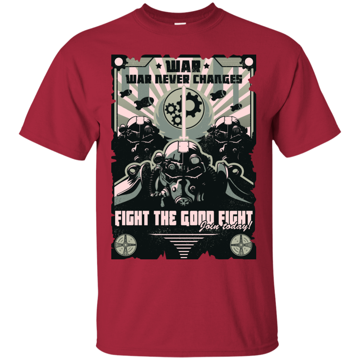 T-Shirts Cardinal / Small War Never Changes T-Shirt