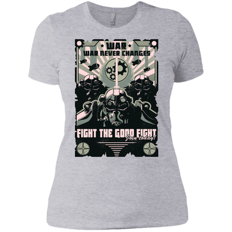T-Shirts Heather Grey / X-Small War Never Changes Women's Premium T-Shirt