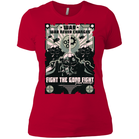 T-Shirts Red / X-Small War Never Changes Women's Premium T-Shirt