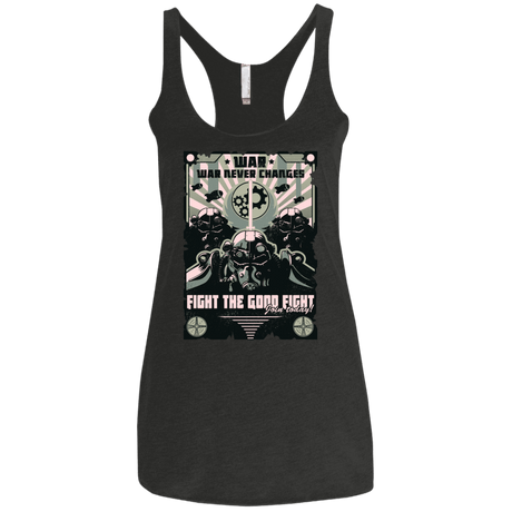 T-Shirts Vintage Black / X-Small War Never Changes Women's Triblend Racerback Tank