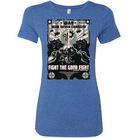 T-Shirts Vintage Royal / Small War Never Changes Women's Triblend T-Shirt