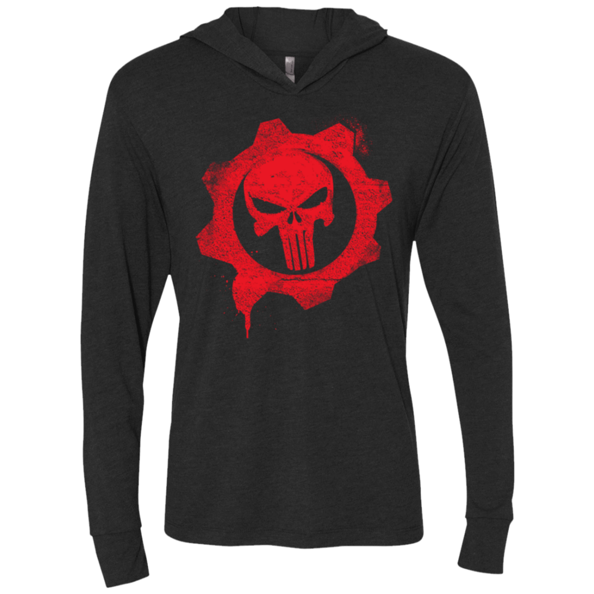 T-Shirts Vintage Black / X-Small War Triblend Long Sleeve Hoodie Tee