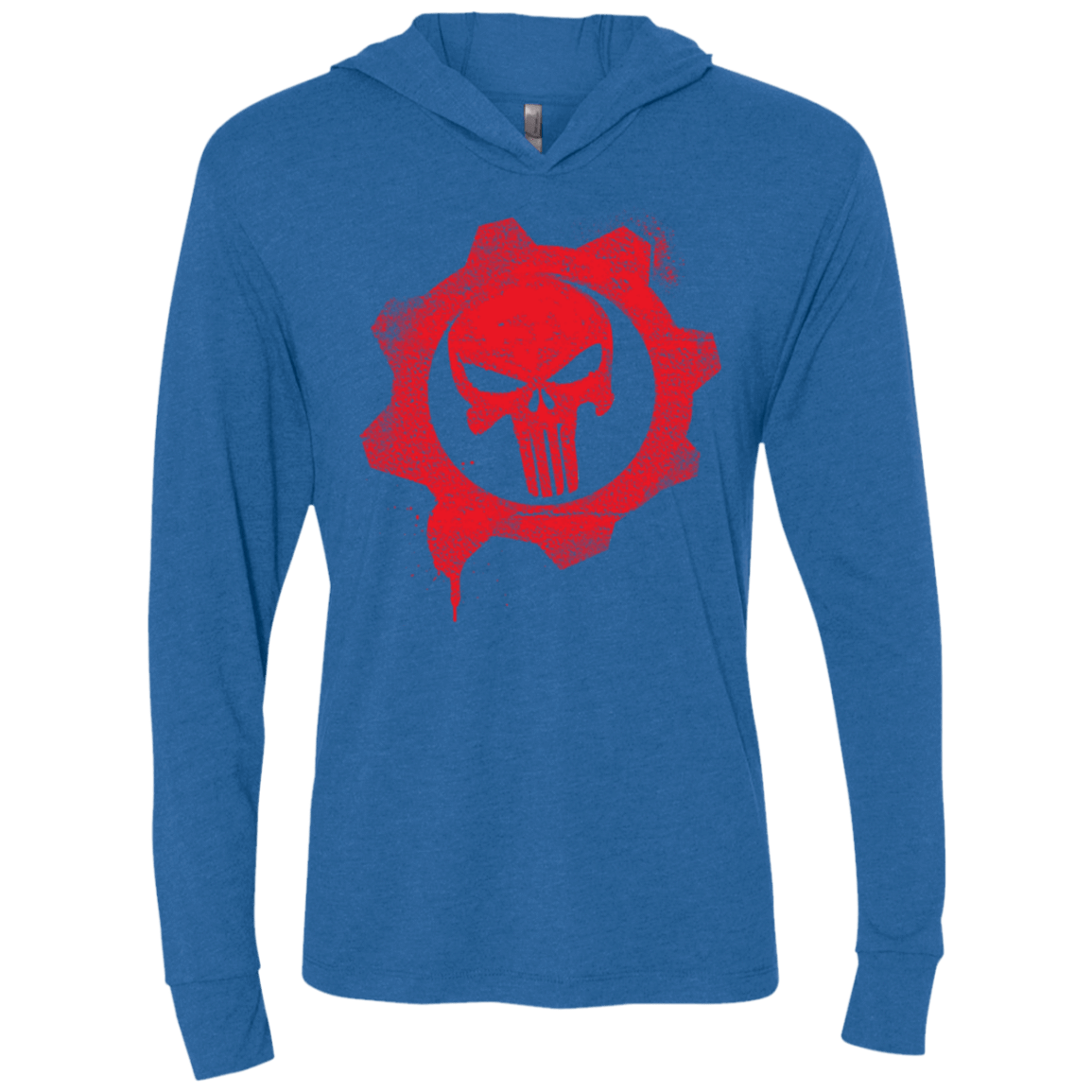 T-Shirts Vintage Royal / X-Small War Triblend Long Sleeve Hoodie Tee