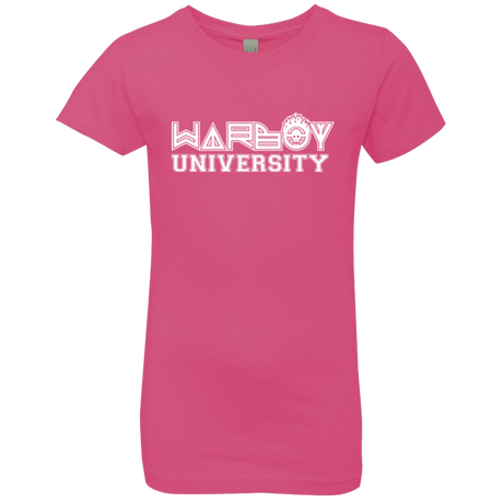 T-Shirts Hot Pink / YXS Warboy University Girls Premium T-Shirt