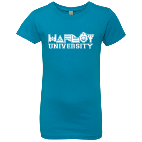 T-Shirts Turquoise / YXS Warboy University Girls Premium T-Shirt