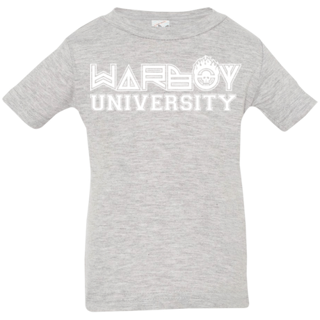 T-Shirts Heather Grey / 6 Months Warboy University Infant Premium T-Shirt