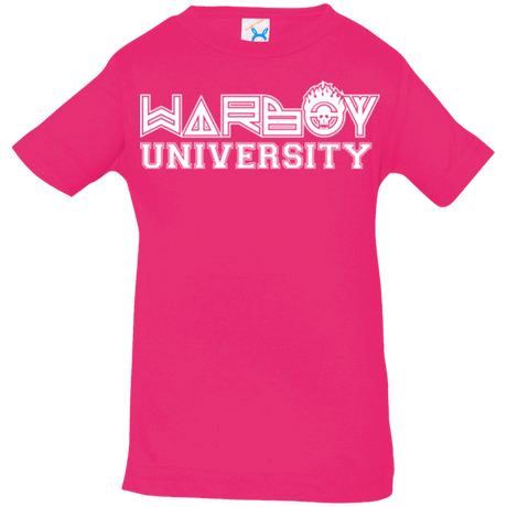 T-Shirts Hot Pink / 6 Months Warboy University Infant Premium T-Shirt