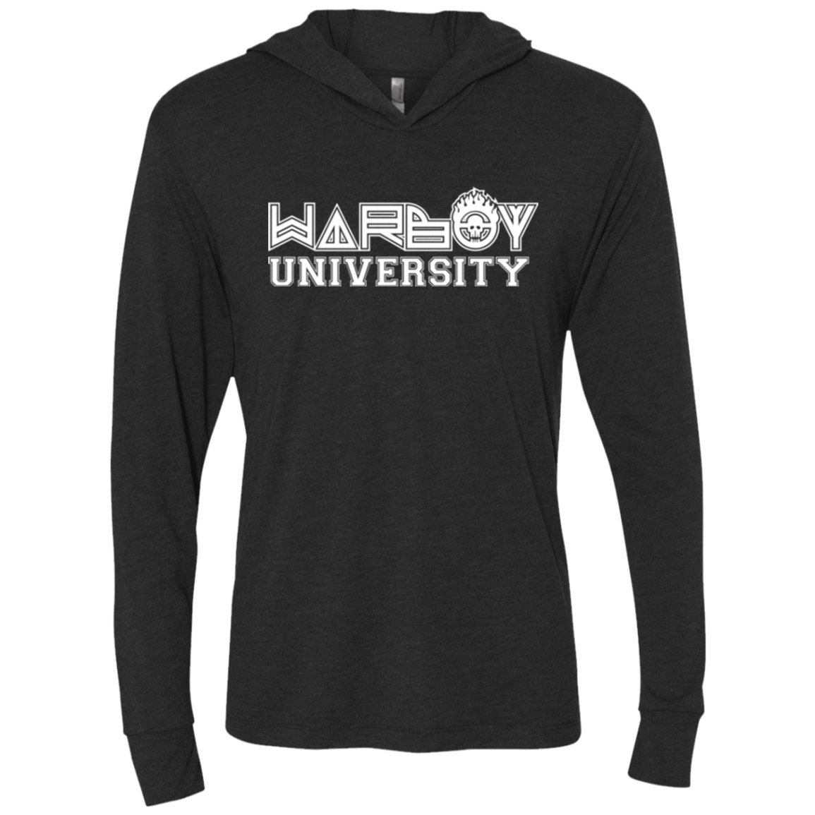 T-Shirts Vintage Black / X-Small Warboy University Triblend Long Sleeve Hoodie Tee