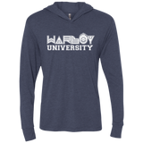 T-Shirts Vintage Navy / X-Small Warboy University Triblend Long Sleeve Hoodie Tee