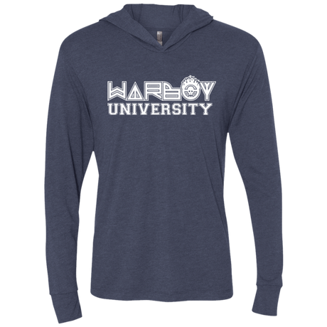 T-Shirts Vintage Navy / X-Small Warboy University Triblend Long Sleeve Hoodie Tee