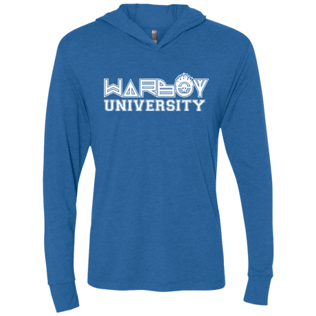 T-Shirts Vintage Royal / X-Small Warboy University Triblend Long Sleeve Hoodie Tee