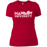 T-Shirts Red / X-Small Warboy University Women's Premium T-Shirt