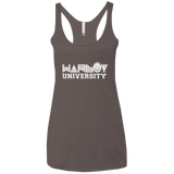 T-Shirts Macchiato / X-Small Warboy University Women's Triblend Racerback Tank