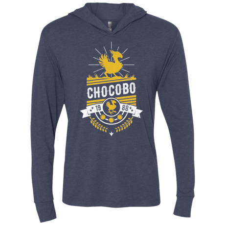 T-Shirts Vintage Navy / X-Small Wark Triblend Long Sleeve Hoodie Tee