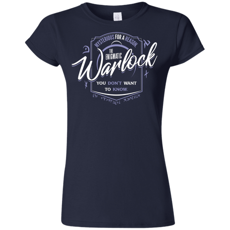 T-Shirts Navy / S Warlock Junior Slimmer-Fit T-Shirt