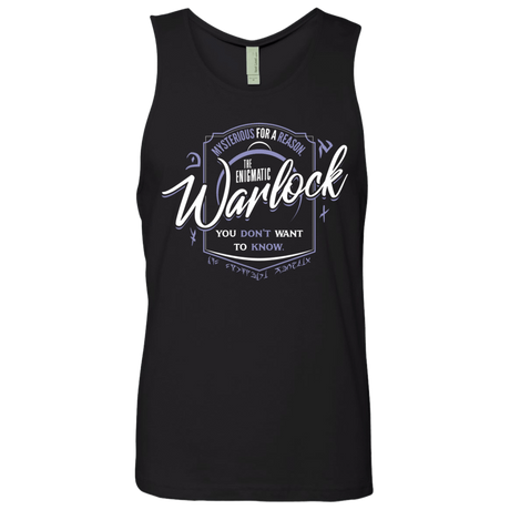 T-Shirts Black / S Warlock Men's Premium Tank Top