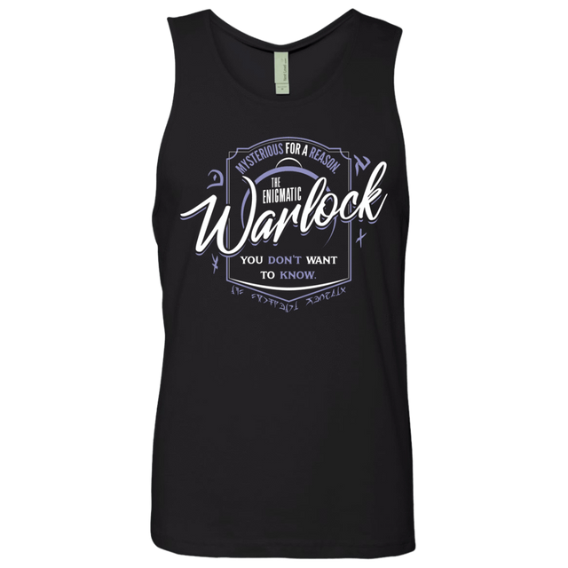 T-Shirts Black / S Warlock Men's Premium Tank Top