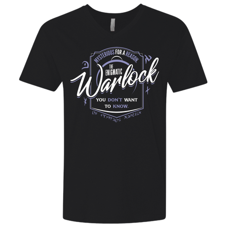 T-Shirts Black / X-Small Warlock Men's Premium V-Neck