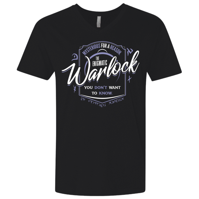 T-Shirts Black / X-Small Warlock Men's Premium V-Neck