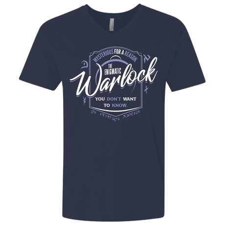 T-Shirts Midnight Navy / X-Small Warlock Men's Premium V-Neck