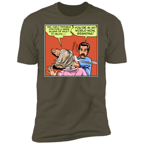 T-Shirts Military Green / S Warm Milk Slap Men's Premium T-Shirt