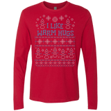 T-Shirts Red / Small Warmest Greetings Men's Premium Long Sleeve
