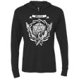 T-Shirts Vintage Black / X-Small WARRIOR CREST Triblend Long Sleeve Hoodie Tee