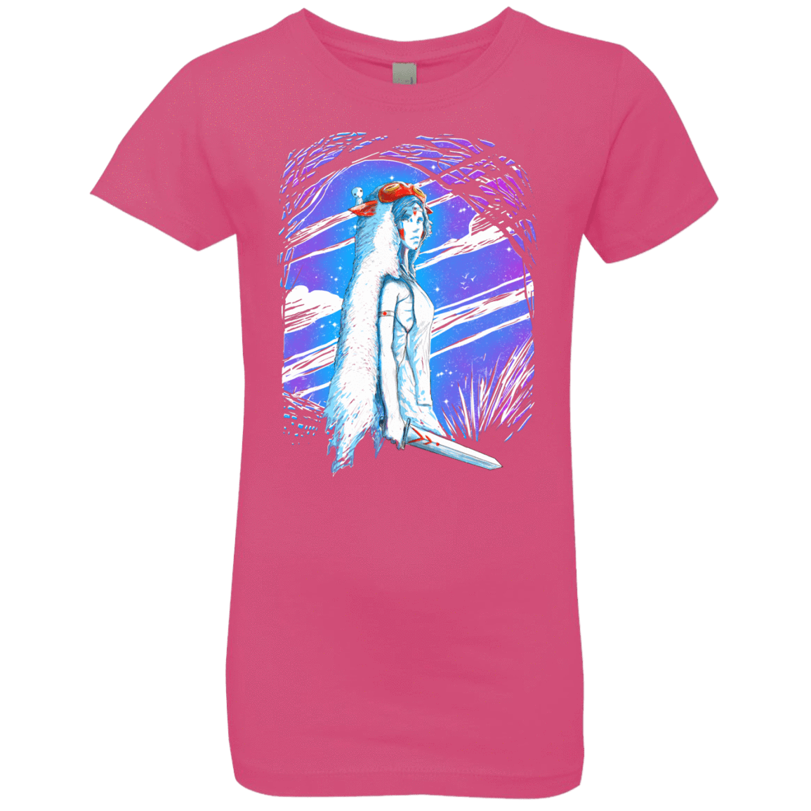 T-Shirts Hot Pink / YXS Warrior Princess Girls Premium T-Shirt