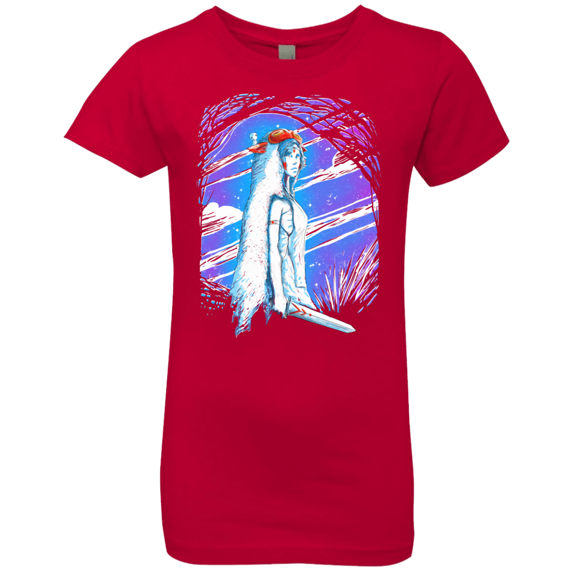 T-Shirts Red / YXS Warrior Princess Girls Premium T-Shirt