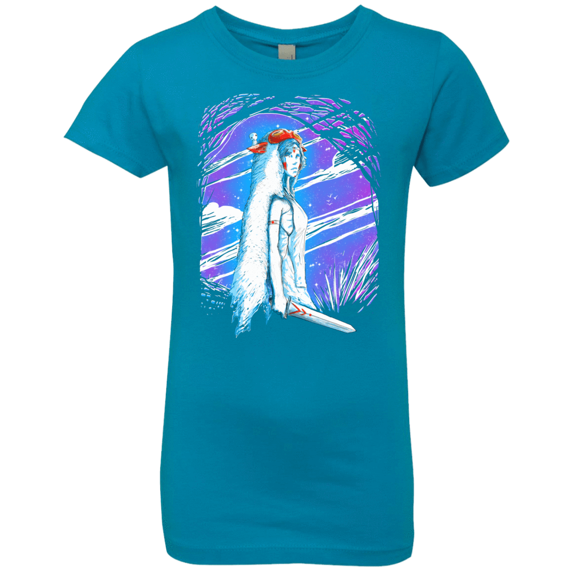 T-Shirts Turquoise / YXS Warrior Princess Girls Premium T-Shirt