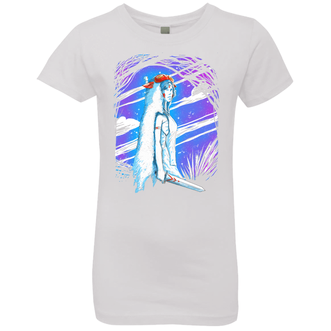 T-Shirts White / YXS Warrior Princess Girls Premium T-Shirt